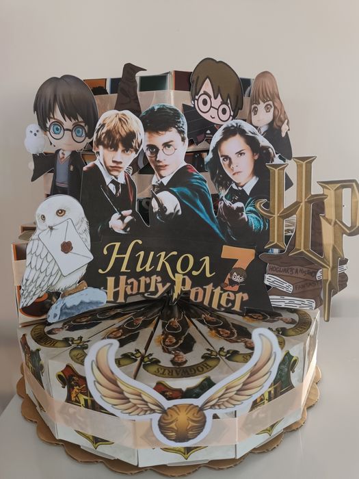 Промоция!Изработка на картонена торта.Цена за едно парче 1лв.Украса