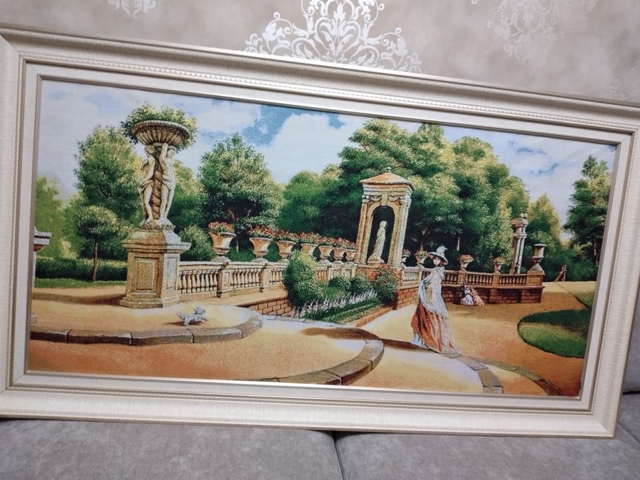 Картина текстильное панно