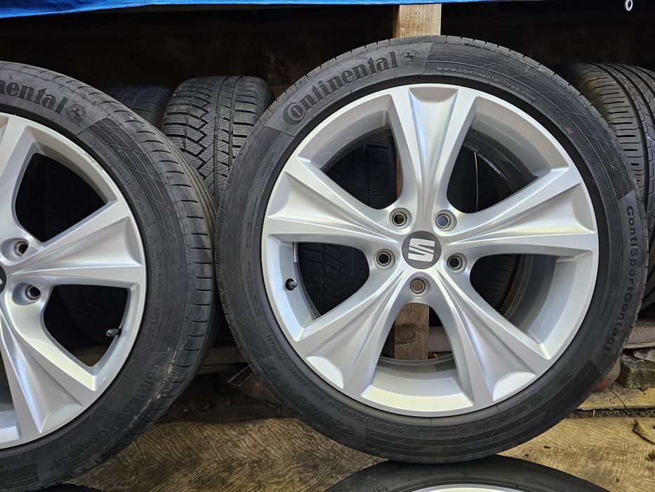 Jante aliaj 17" Skoda/Audi/Volkswagen cu anvelope 225/45/17 vara