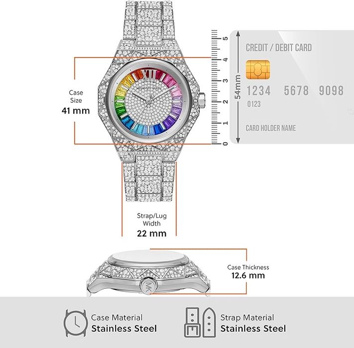 Ceas Michael Kors Lady Pride Limited Edition Oversized Raquel Rainbow