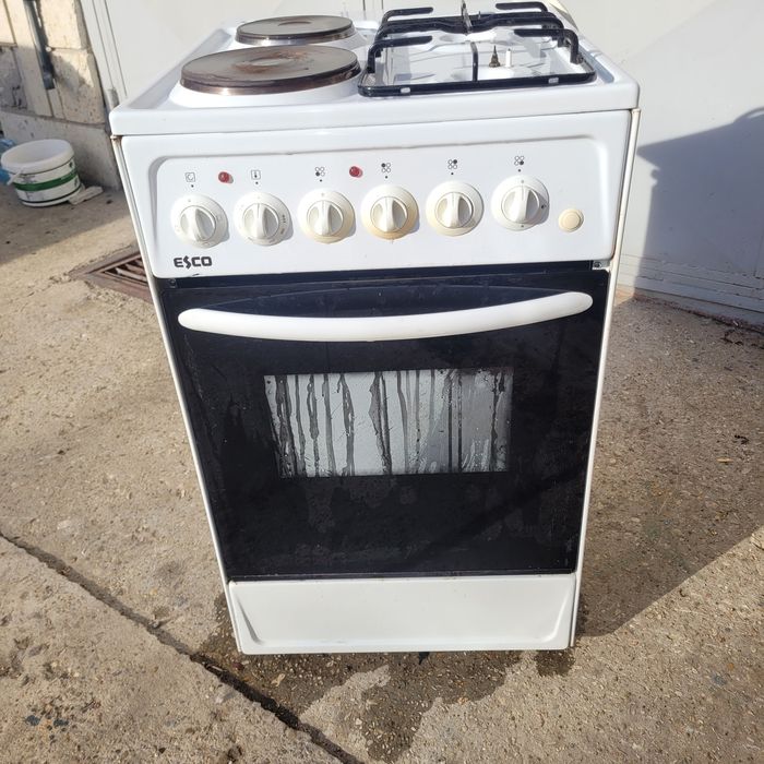 Печка газ и ток  .