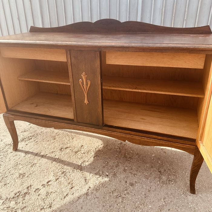 Шведски винтидж бюфет / скрин – масив, 1930–1940 г.