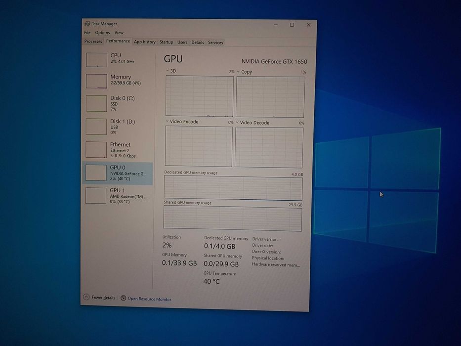 PC Gamimg AMD 64GB RAM 1650 OC