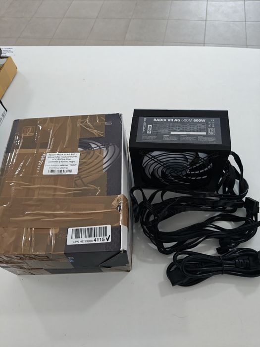 Sursă PC Tacens Radix VII AG 600W, ATX , Modulară, 80Plus Silver