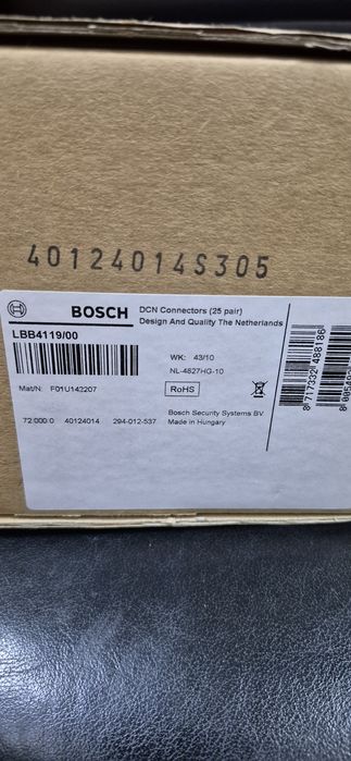 Продается разьемы Bosch DCN