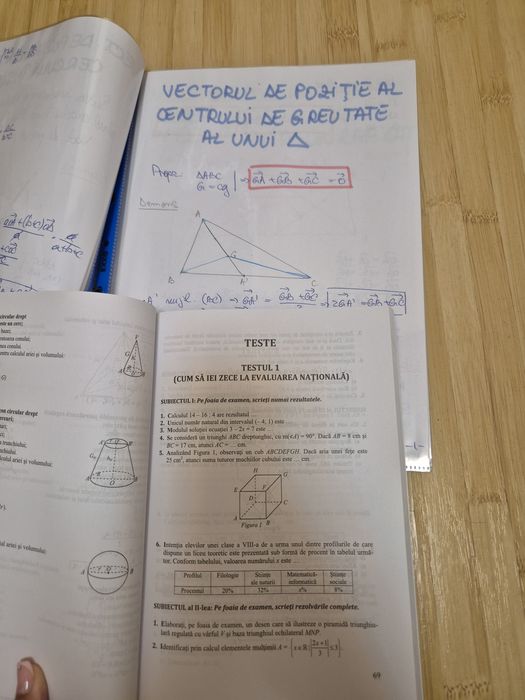 Pachet promoțional - portofoliu+culegere mate EN