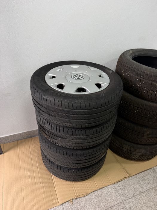 Jante roti Vw Volkswagen R16 205 55 16 Michelin 5x112 6J ET50 Caddy Touran Golf Passat Audi A3 Audi A4 Octavia Skoda Yeti Seat Exeo Leon Altea