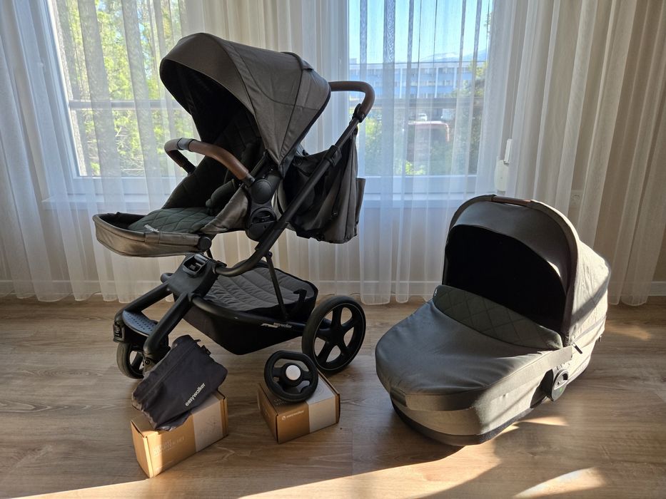 Количка 2в1 Easywalker Harvey3 Premium Emerald green + ЧИСТО НОВО ШАСИ