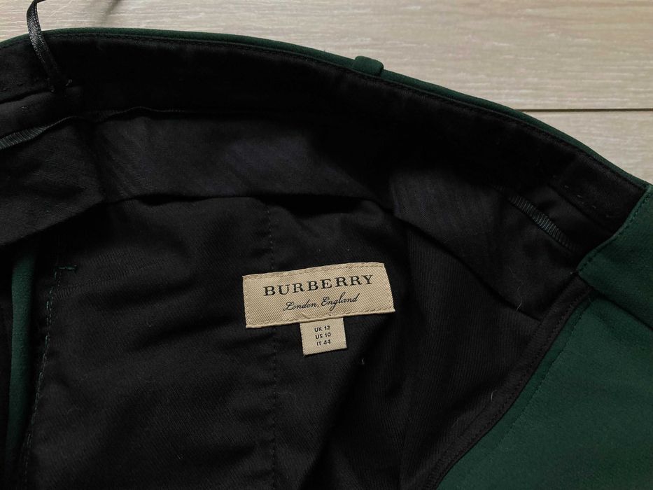 Burberry LONDON женски елегантен копринен панталон панталони UK12 / 38