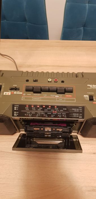 Sharp WQ-T282H(GR) Radio casetofon, dublu casetofon, Auxiliar