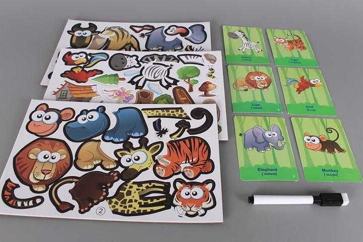 Магнитен пъзел Животни