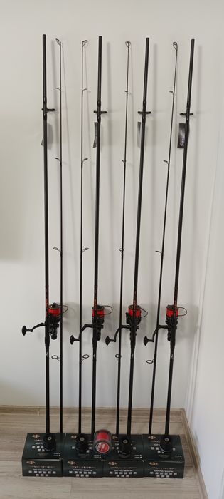 SET 4 Lansete Legend EastShark 3.90 3.75 Lbs + 4 Mulinete AVIATOR DP70