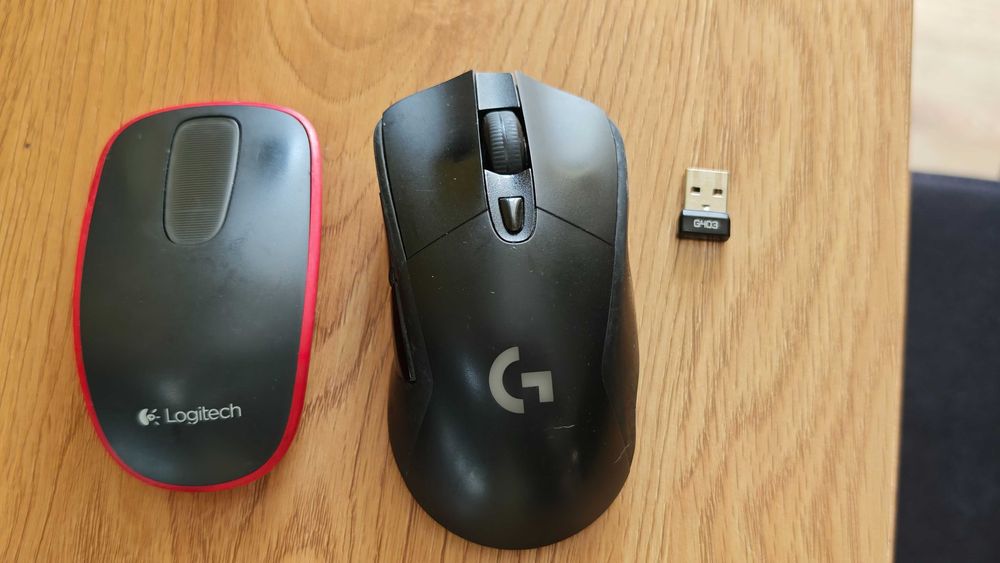 Мишка Logitech G403 Prodigy и Logitech T400
