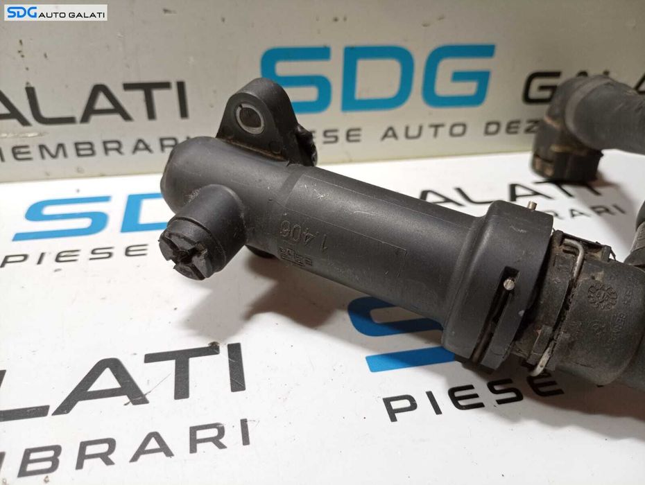 Furtun Conducta Apa Termostat Racitor Gaze BMW E46 320D 110KW 150CP 2001 - 2005 Cod 8375796 [M7148]
