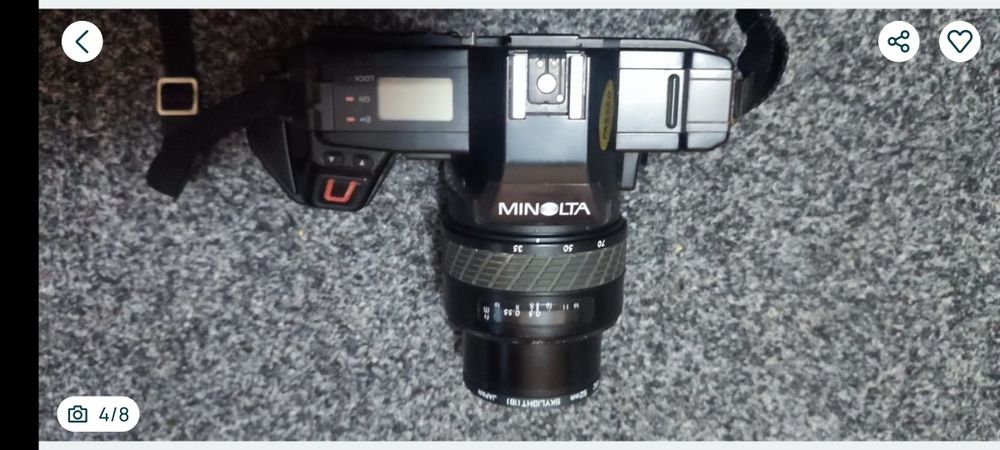 Aparat foto Minolta 5000AF obiectiv Exacta + filtru Hoya