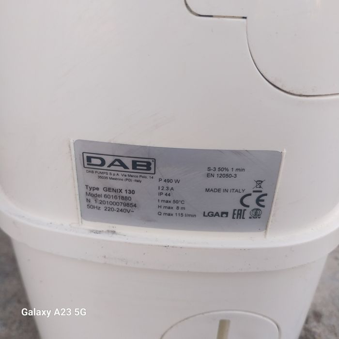 Pompă evacuare cu tocător DAB