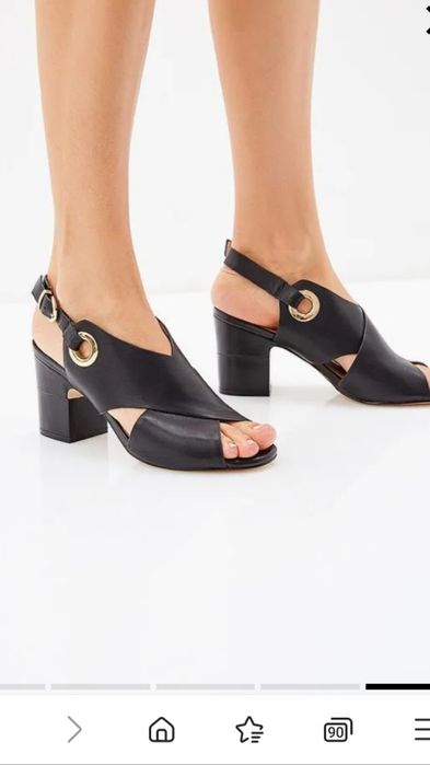 Женские кожанные босоножки