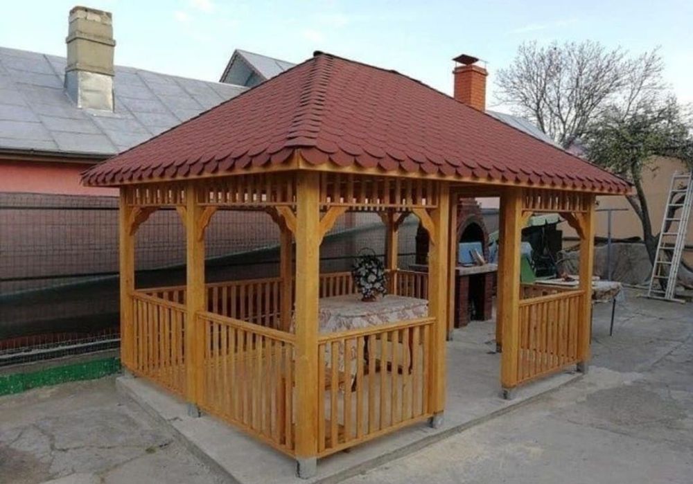 Terase, foișoare, magazii, pergole, căsuțe de gradina, magazii etc