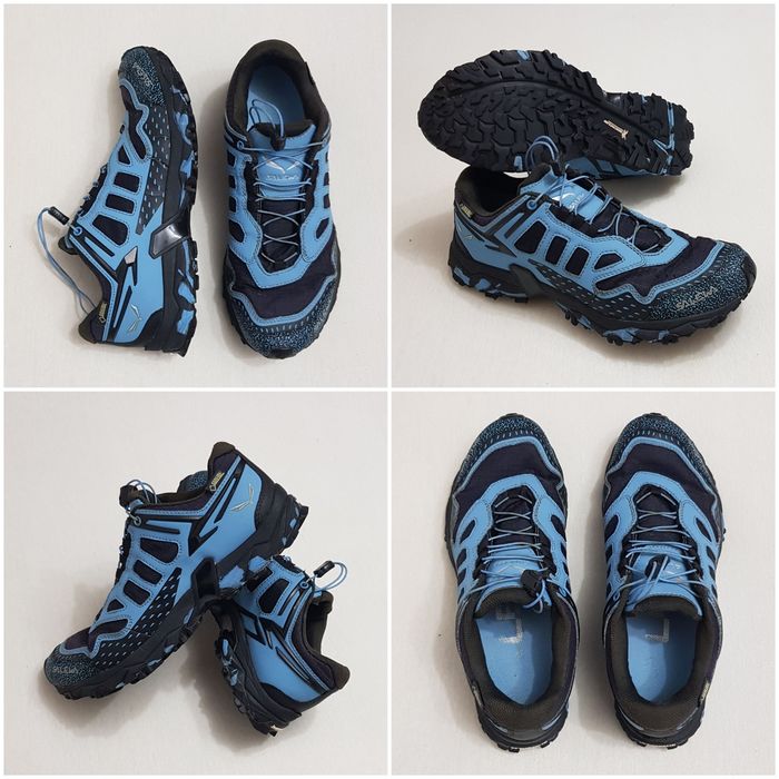 Pantofi munte Salewa Ultra Train Gore-Tex Michelin black blue, Nr. 40