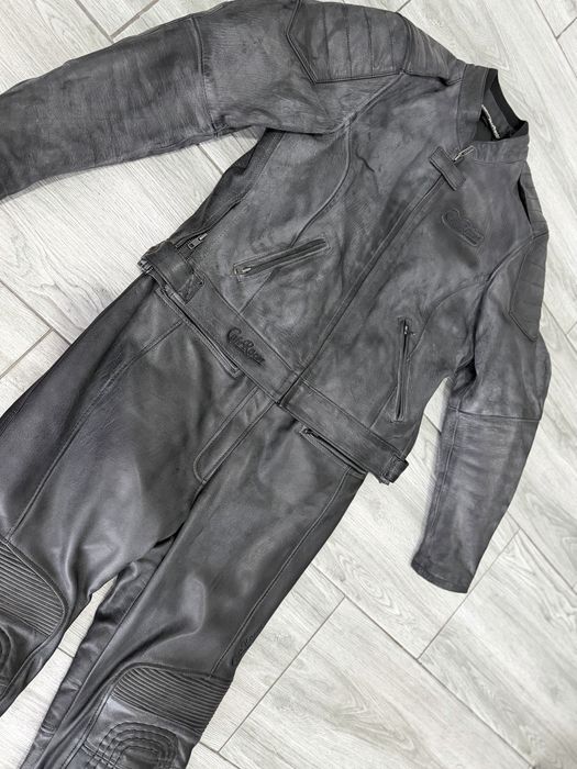 Costum piele moto Cafe Racer