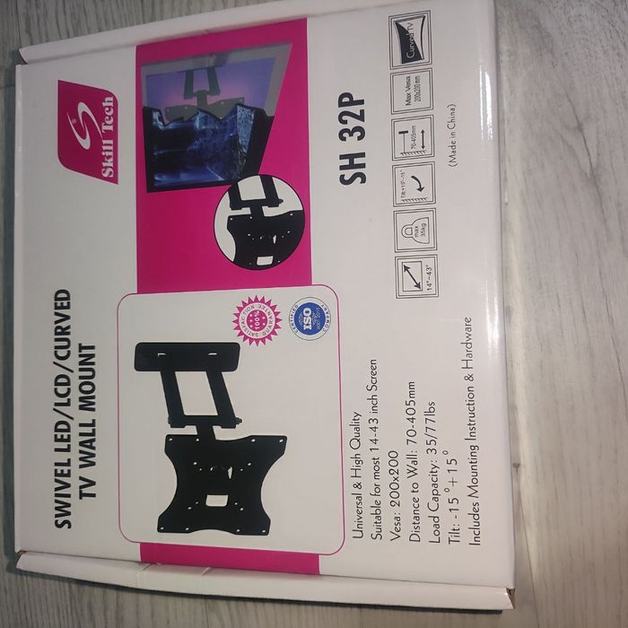 Кронштейн для телевизора поворотный Kronshteyen televizorga 14-43 liga