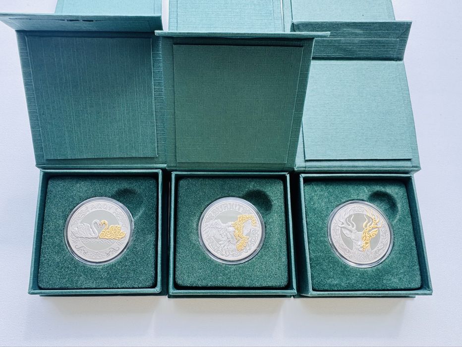 Продам монеты из мельхиора Proof-like, Подарок.