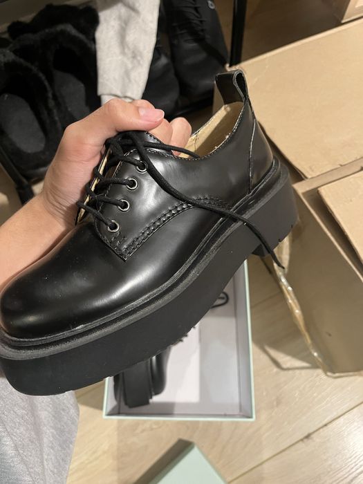коженые туфли H&M