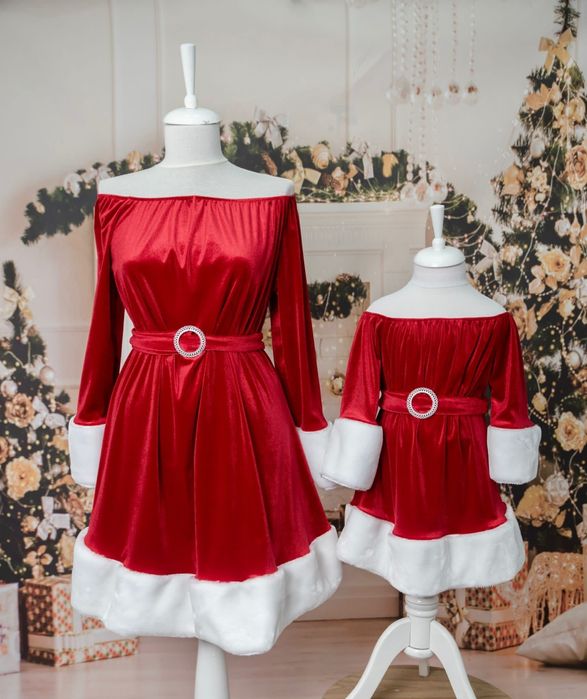 Rochițe mama-fiica Crăciuniță