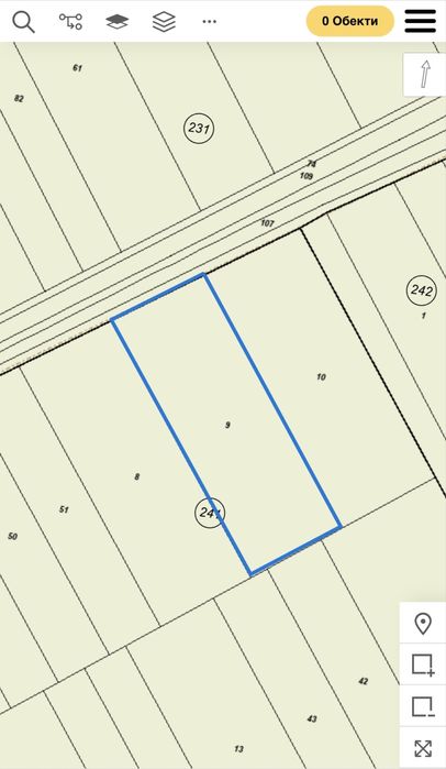 Продава се Парцел в с. Труд, Област Пловдив - 10009 кв.м за 8 €/кв.м - Снимка #2