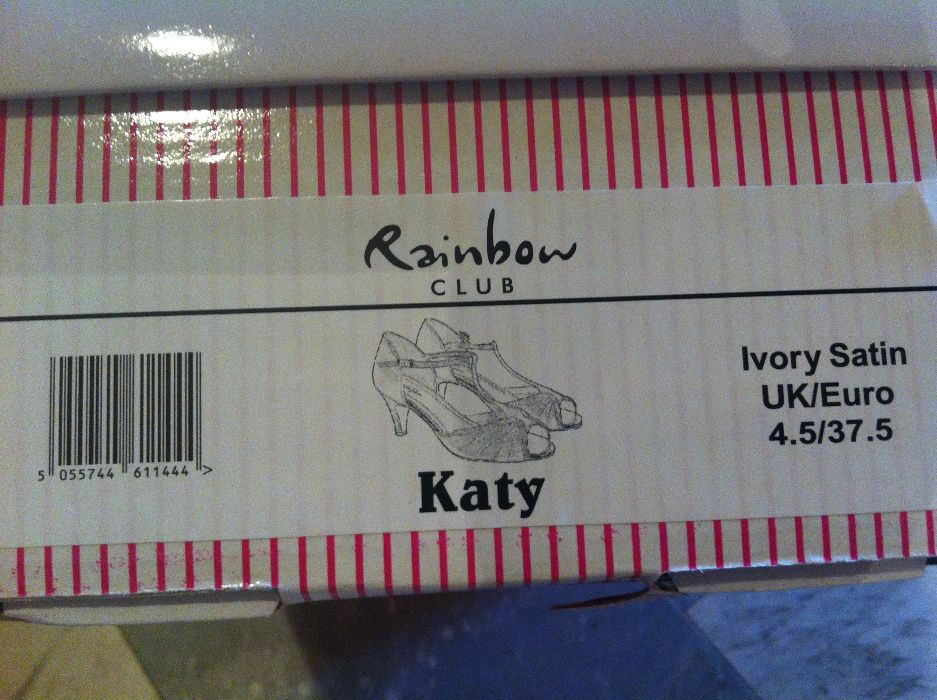 Нови официални обувки Rainbow Club, 36.5 номер, за булка/абитуриентка