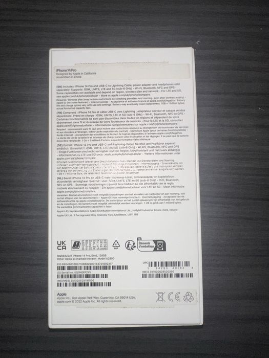 Iphone 14 Pro, Gold, 128GB