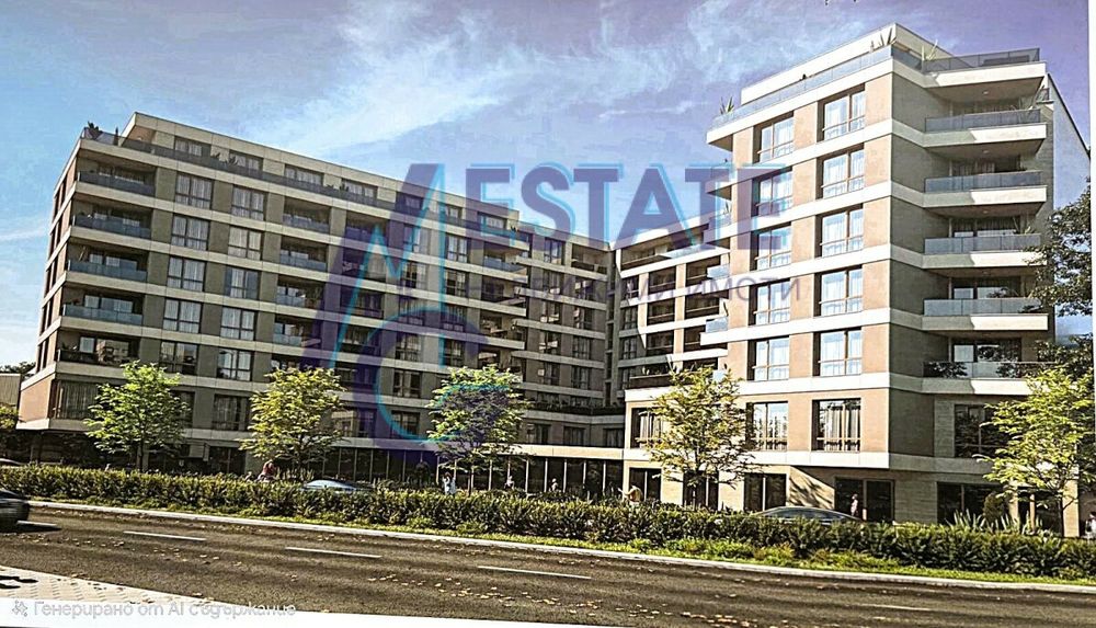 Тристаен апартамент с югоизточно изложение в нова модерна сграда в