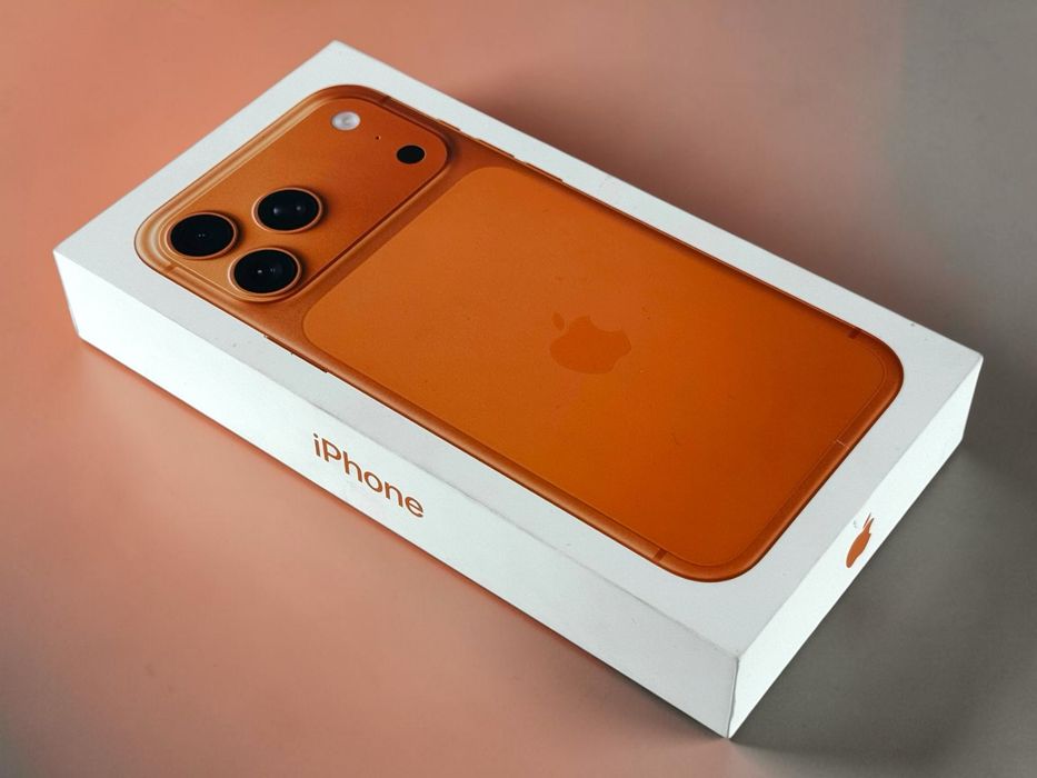 НОВ! Apple iPhone 17 Pro Max 256GB Cosmic Orange Гаранция!