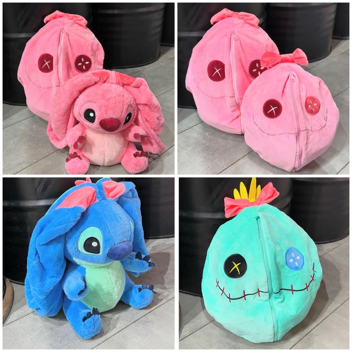 2в1 Трансформираща се Плюшена играчка Лило и Стич 25см, плюшени играчк