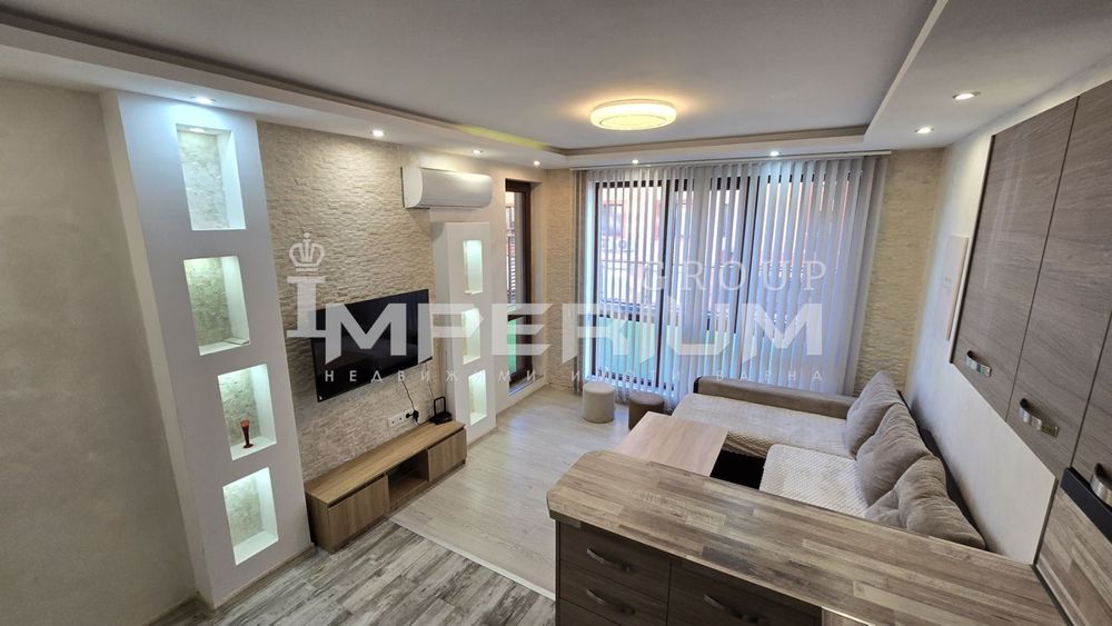 ЕКСКЛУЗИВНО! Двустаен обзаведен апартамент  под наем жк. Възраждане 3