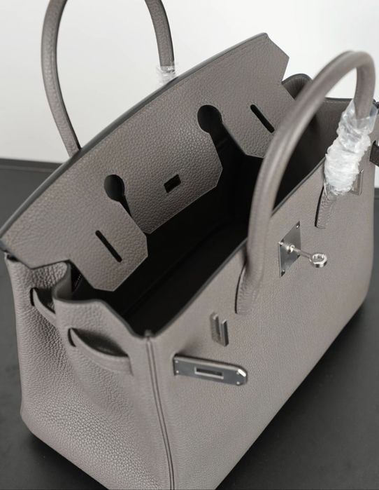 Hermes Birkin Style Taupe