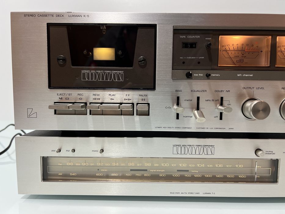 Deck Luxman K-5 si Tuner Luxman T2