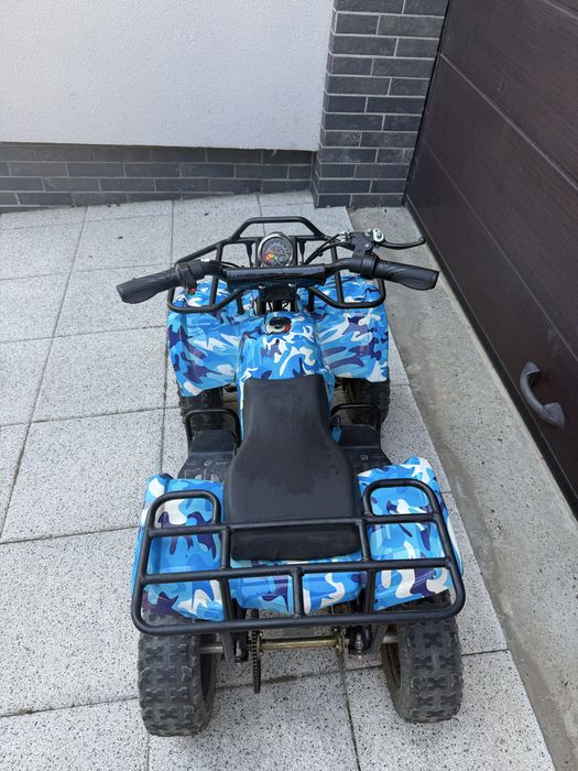 Atv electric de 800w cu 3 viteze si roti de 6 inch pentru copii