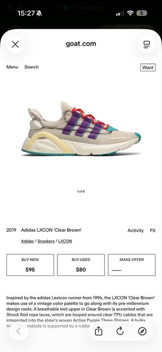 Кросовки adidas Originals LXCON