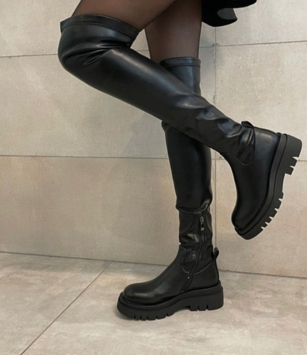 Сапоги Ботфорты TUCINO зима натуралка