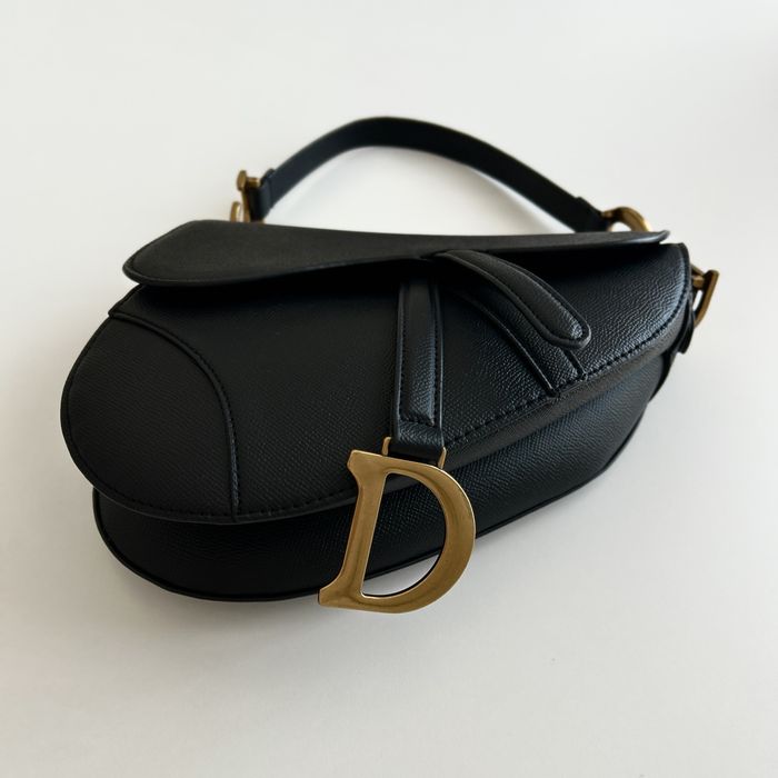 Черна Saddle чанта D*ior
