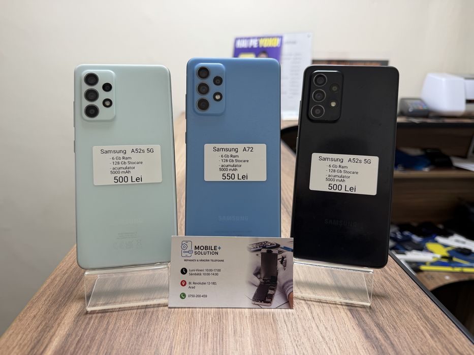 Samsung A52s 5g ,A72.Garantie 12 Luni