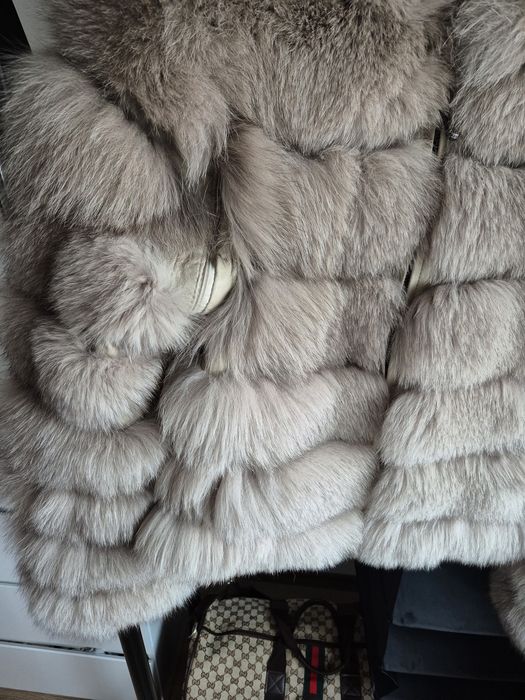 Дамско яке/ елек от естествен косъм