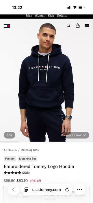 Продам худи свитшот от Tommy Hilfiger