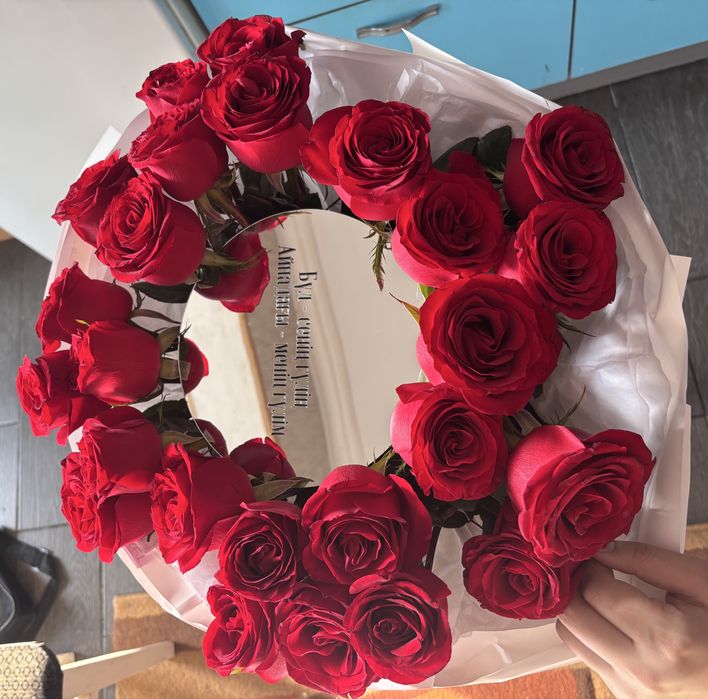 Голландский роза 25шт свежый