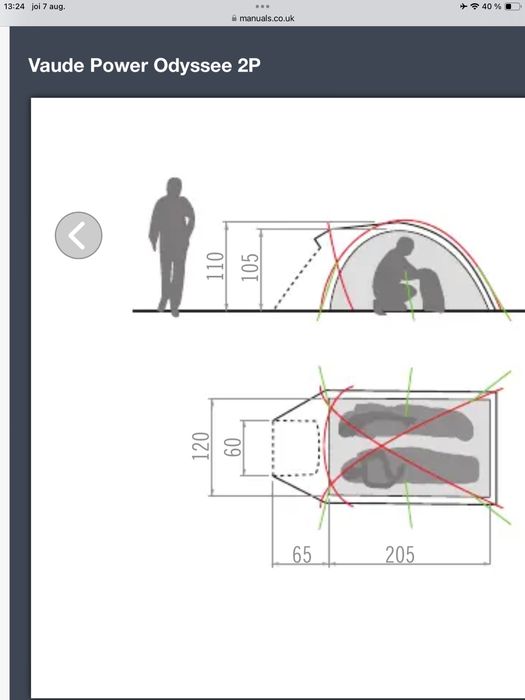 Cort Vaude odyssee 2p