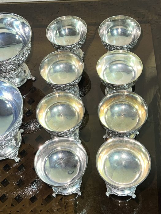 Набор чаш из мельхиора