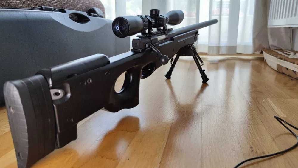Pusca *PUTERE REALA* 5.3 J Arma Sniper Mauser CU LUNETA Manuala ARC