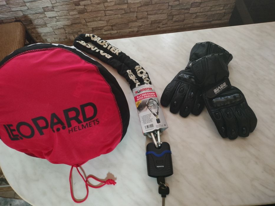 Оригинална Каска-Шлем Leopard Helmets Black MAT