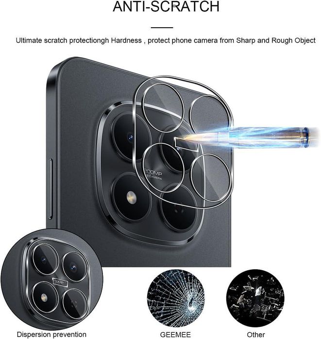 Стъклен протектор за камера за xiaomi redmi note 15 pro 5g